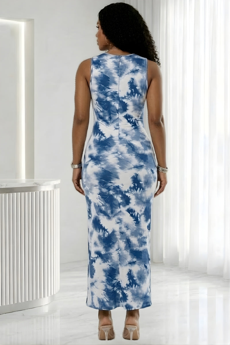Sleeveless bodycon maxi dress
