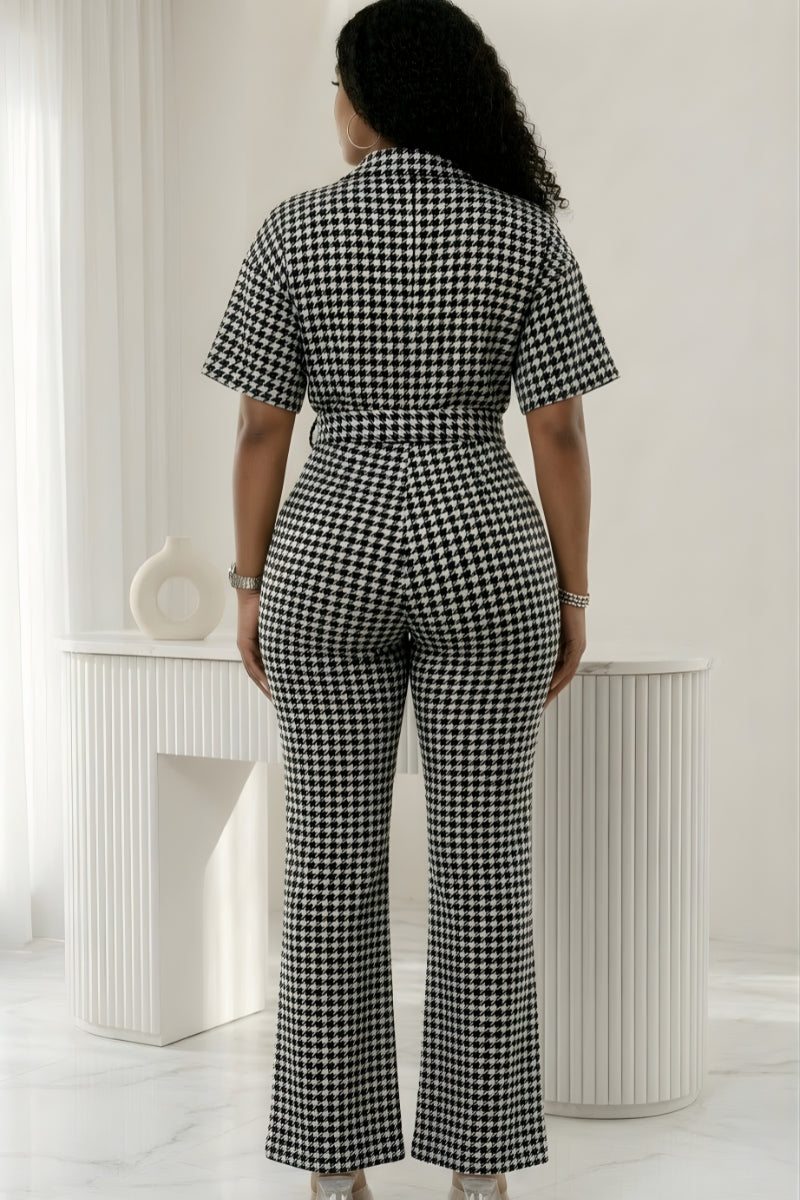 Black and White Houndstooth