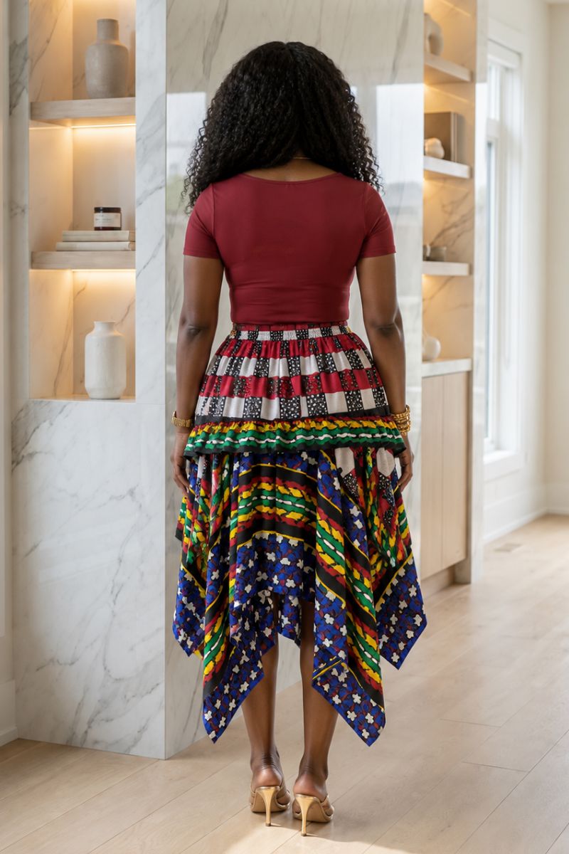 The Heritage Patchwork Handkerchief Skirt