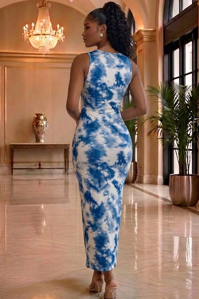 Coastal Mist Maxi Dress
