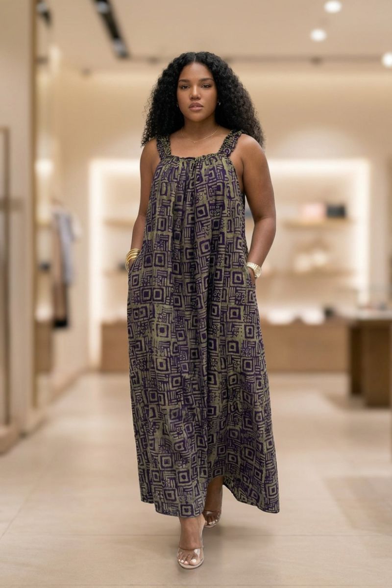 Heritage breeze maxi dress
