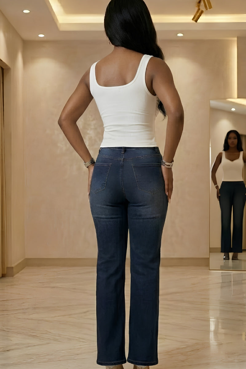 Fitted stretchy White body hugging top