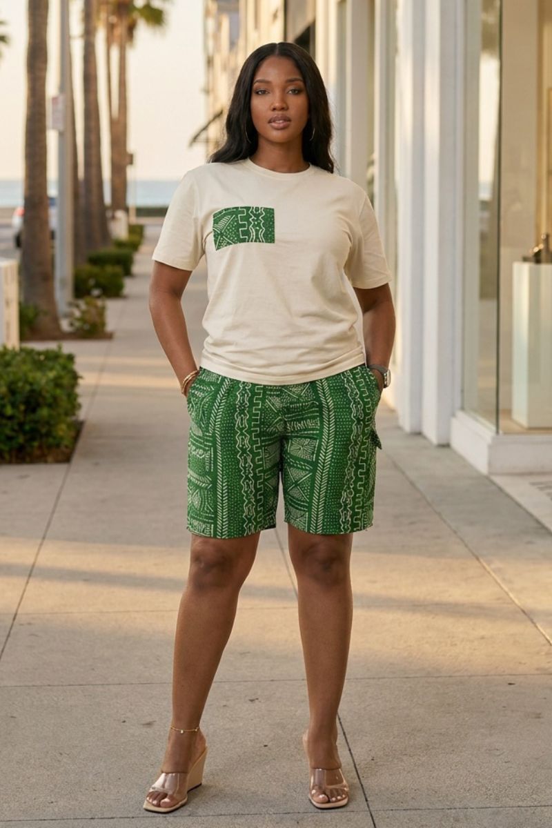 Print Short and T-Shirt
