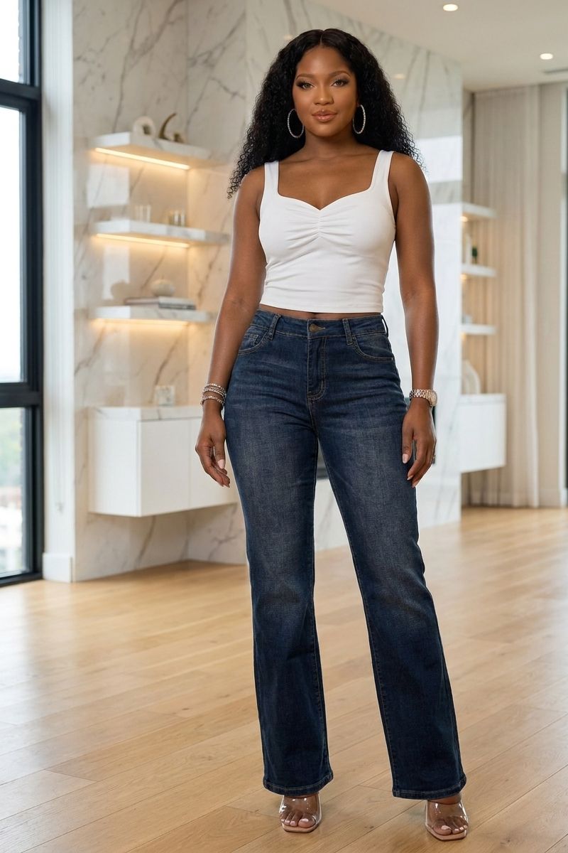 Vintage Chic Flare Jeans