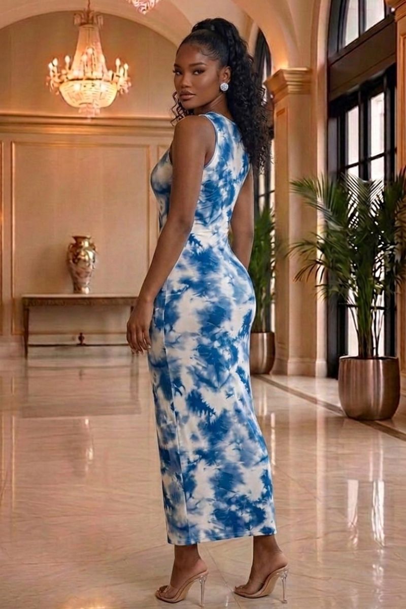Coastal Mist Maxi Dress