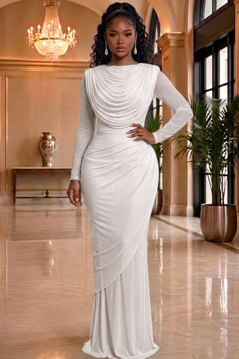 Elena Draped Dress