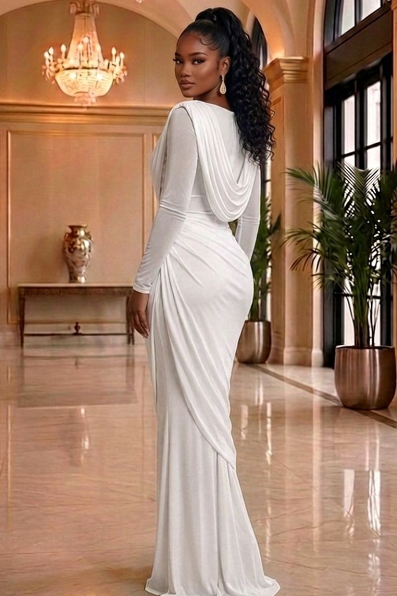 Elena Draped Dress